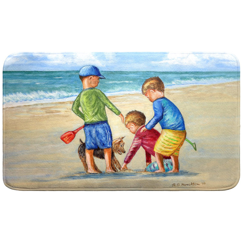 Buried Treasure Bath Mat, 30" L x 18" W
