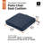 Pina Outdoor Dining Chair Seat Cushion-1310104290-1310104318