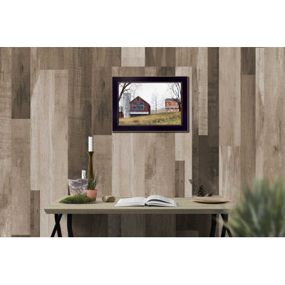 Mail Pouch Barn Framed Wall Art for Living Room, Home Wall Décor Framed Print by Billy Jacobs