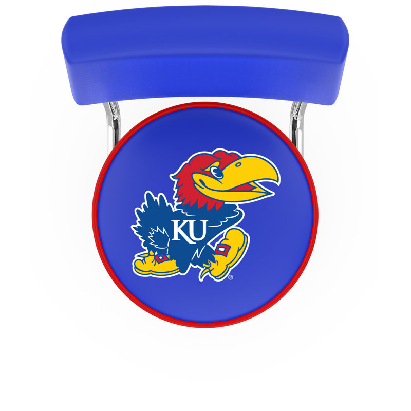 NCAA 30" Swivel Bar Stool, University of Kansas