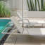 Chaise longue d'extérieur en tissu