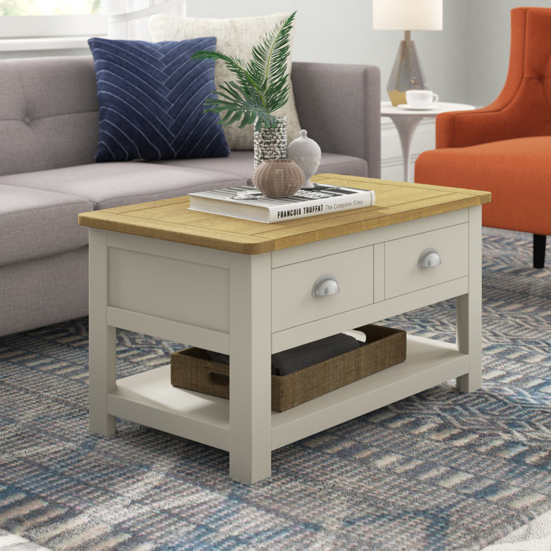Wellington Solid Coffee Table with Storage