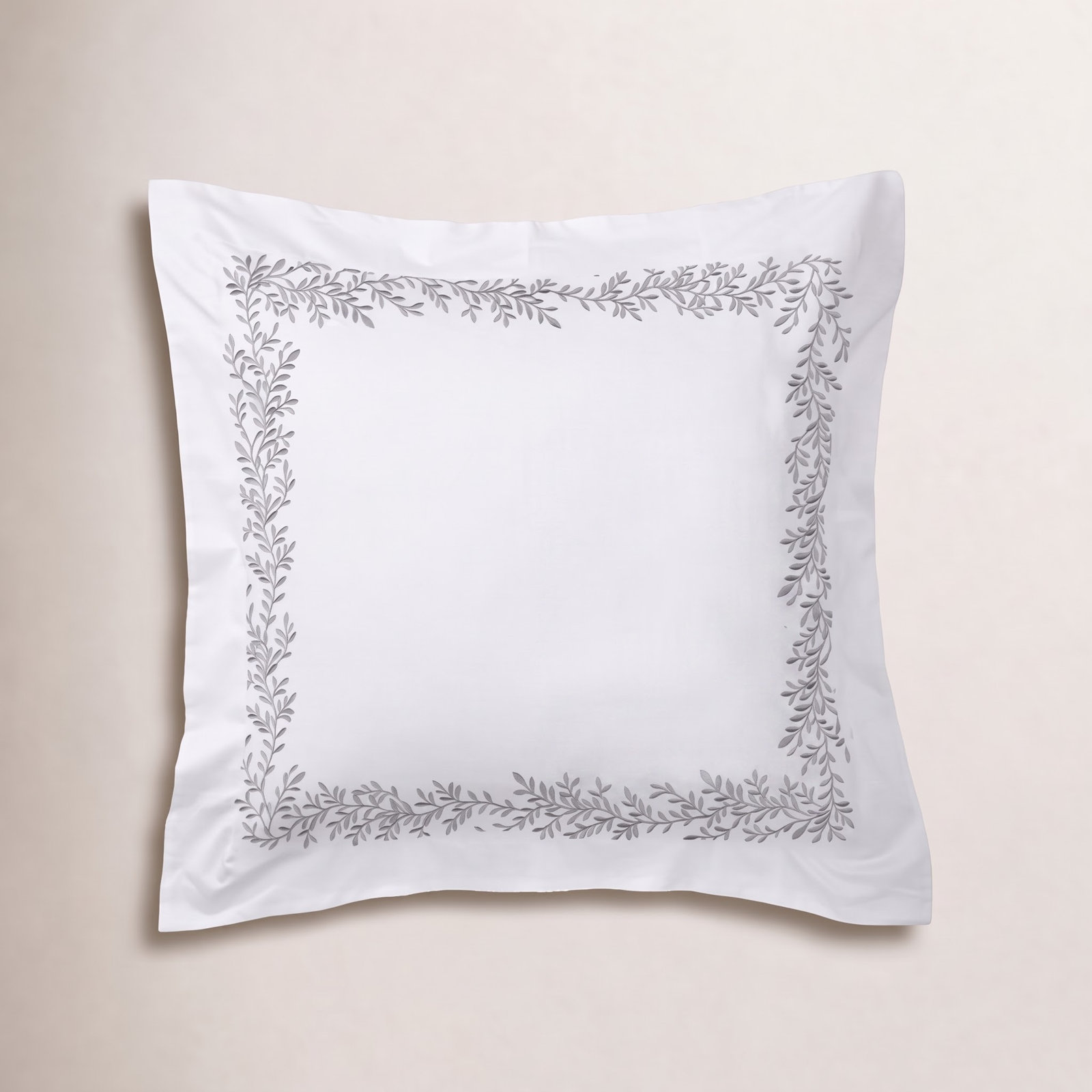 Avie Cotton Shams, Gray