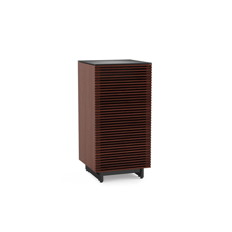 Armoire audio Corridor, Noyer teint de couleur chocolat