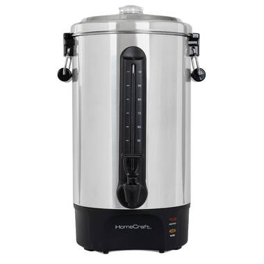 Hamilton Beach Commercial Stainless Steel Coffee Urn, 60 Cup Capacity  D50065, 16
