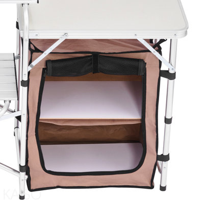 Support de rangement de cuisine pliable pour camping
