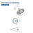 Pressure-Balanced (Temperature Control Only) Tub & Shower Faucet with Rough in-Valve-93706742
