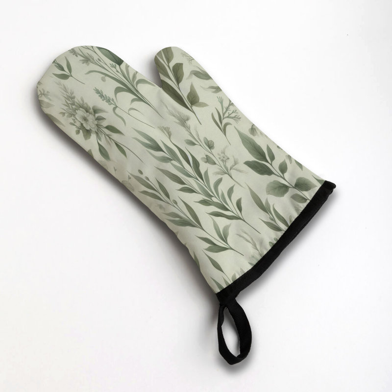 Sergé de coton Sage Blossom Whisper