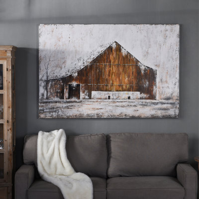 Aged Barnhouse " Aged Barnhouse " Watercolor Painting