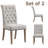 Laniya 20'' H Tufted Linen Upholstered Dining Chair-520440626-520440625