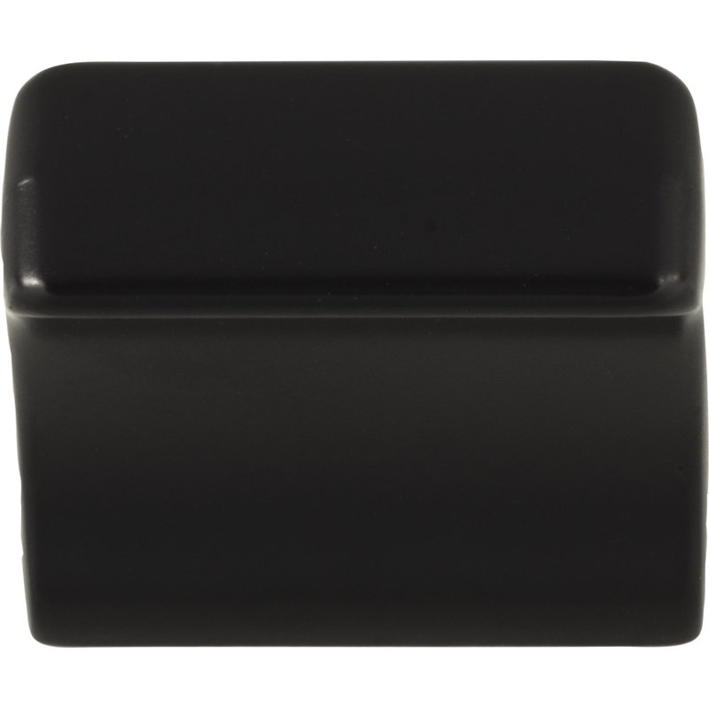 Sullivan 1 1/4" Length Rectangle Knob, Matte Black