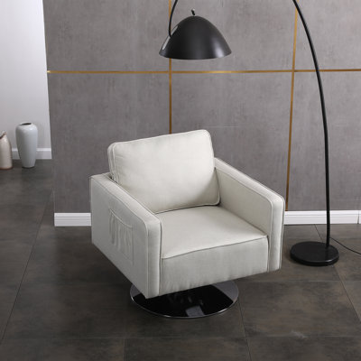 Fauteuil club pivotant 30,5 pouces Deysia