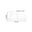 Chaise longue d'intérieur simple en similicuir