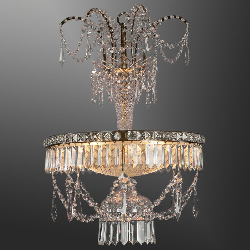 Culbert 4 - Light Crystal Chandelier, Antique Silver