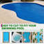 Couverture solaire rectangulaire pour piscine 16 x 12 pi x 16 pi - couverture à bulles pour piscines creusées, hors-terre et spa-128767867