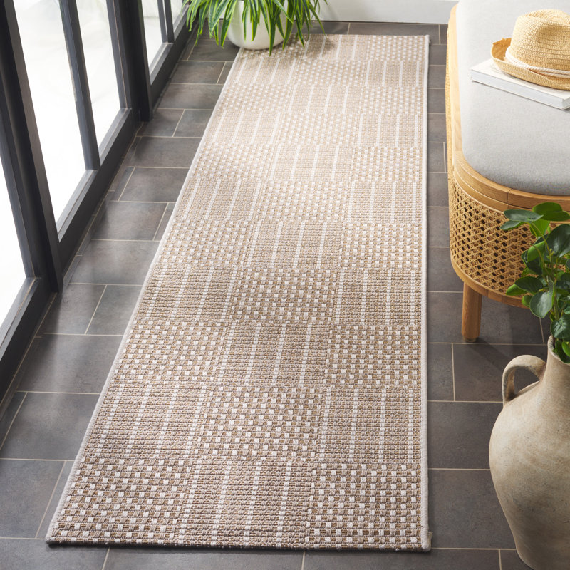 Tapis intérieur / extérieur en sisal Muriel, Tapis de couloir 2 pi 2 po x 8 pi