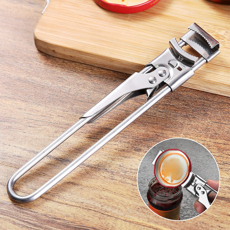 GoodCook Safe-Cut Manual Can Opener with Stainless Steel Cutting Blade,  Black 