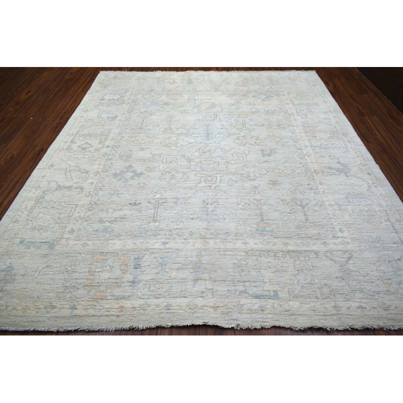 Oushak Collection, Transitional One-of-a-Kind Rectangle 8'3" X 10 Hand Knotted Area Rug