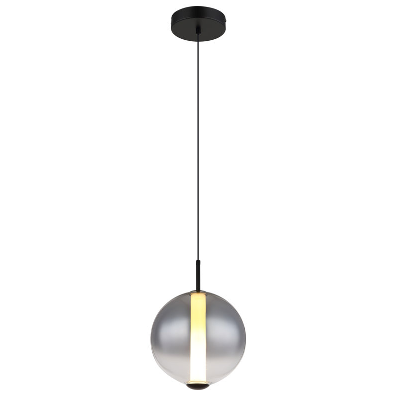Dekeyzer 1 - Light Matte Black LED Geometric Pendant