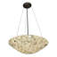 Luminaire suspendu bol simple 2 lumières Kayme