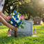 Fleurs de cimetière artificielles-992923471