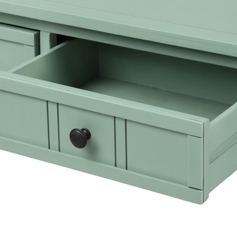 Gattilier 35.43'' Console Table, Navy, 30.25" H x 35.34" W x 13.8" D Duplicate