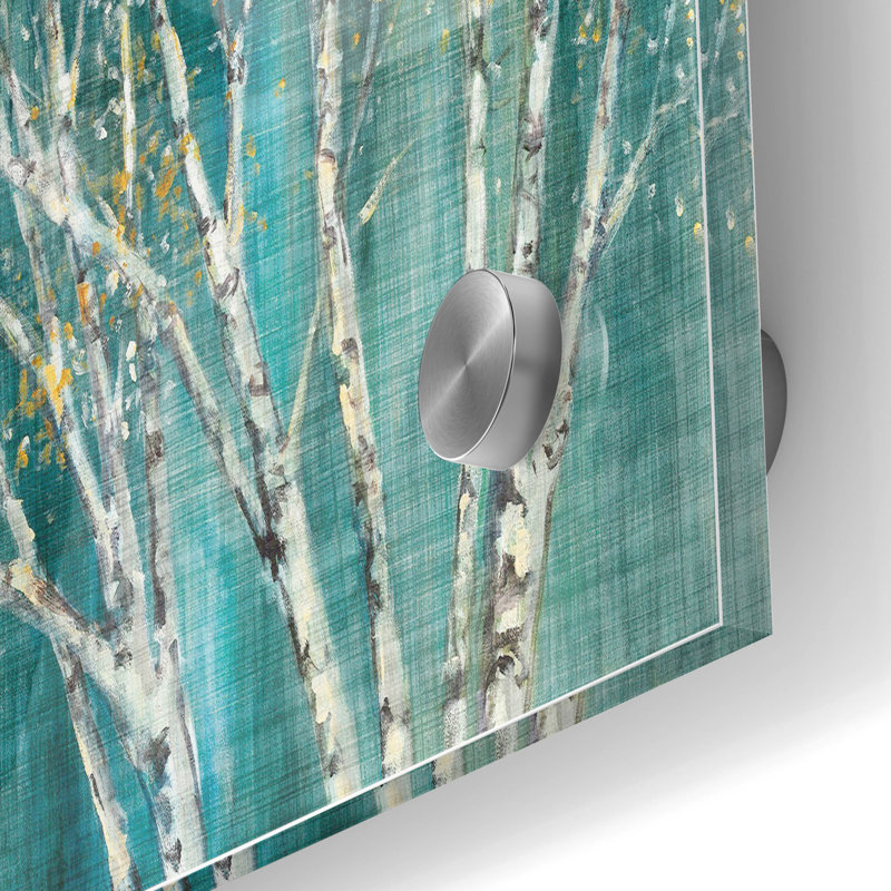 «Blue Birch» par Julia Purinton, H 24 po x l 36 po x P 0,2 po