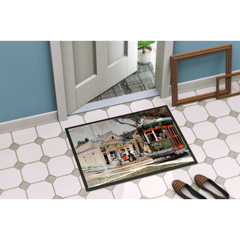 Paillasson antidérapant pour l’intérieur de la voiture Starling Street, Rectangle 1 pi 6 po x 2 pi 3 po