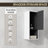 Bathroom Side Cabinet,Soft Close Doors,Float Mounting Design,(KD-Packing)