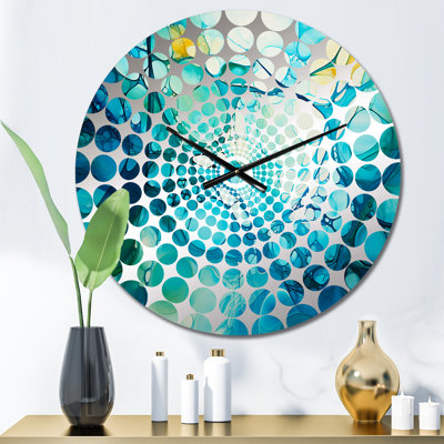 Horloge murale Rugile - Abstract Collages