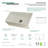 Kingston Brass Arcticstone 36-Inch Solid Surface White Stone Apron-Front Single Bowl Farmhouse Kitchen Sink