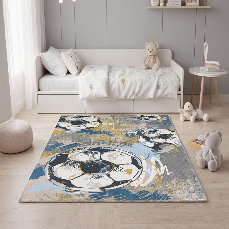 Tapis écologique, 100% polyester, 31,5 po x 47,2 po | 650 po / m², hauteur de poils de 0,16 po | Pois antibactérien antidérapant en PVC | Lavable à la machine, parfait pour le salon et la chambre à coucher