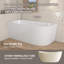 Baignoire de trempage d'angle autoportante en acrylique 59 "X 30"