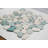 Sky Green Natural Sea Pebbles Mosaic Tile in Green/White Floor and Wall Tiles
