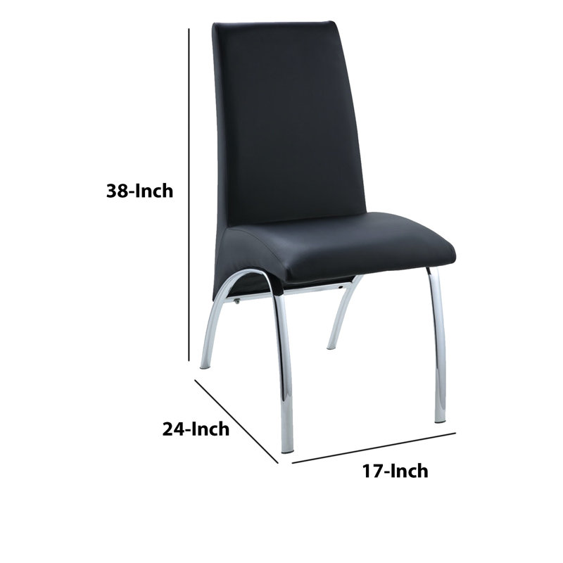 Chaise d'appoint en cuir Rungata