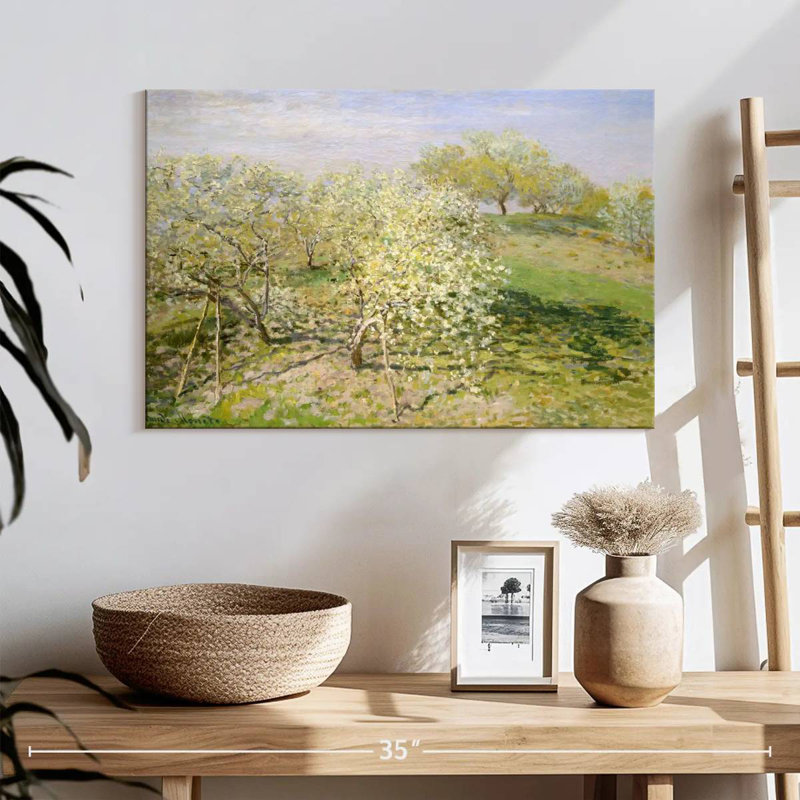 Alvord Spring Fruit Trees In Bloom 1873, 16" H x 24" W