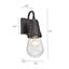 Luminaire de grange d’extérieur Bowerman-730425498