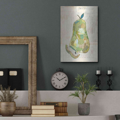 «Pear» par Courtney Prahl, art mural en métal