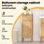 Solid Wood Bathroom Cabinet-608197349