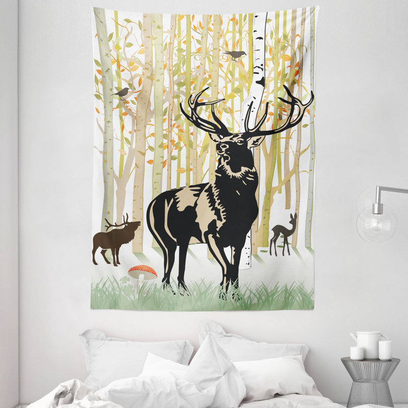 Tapisserie en polyester, H 80 po x l 60 po