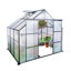 Base surélevée en polycarbonate à double porte et serres en aluminium robustes-102843983-102843985