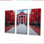 Monochromes gris et rouge de l'Université II - ensemble de reproductions d'art mural-2001677236-2001677242