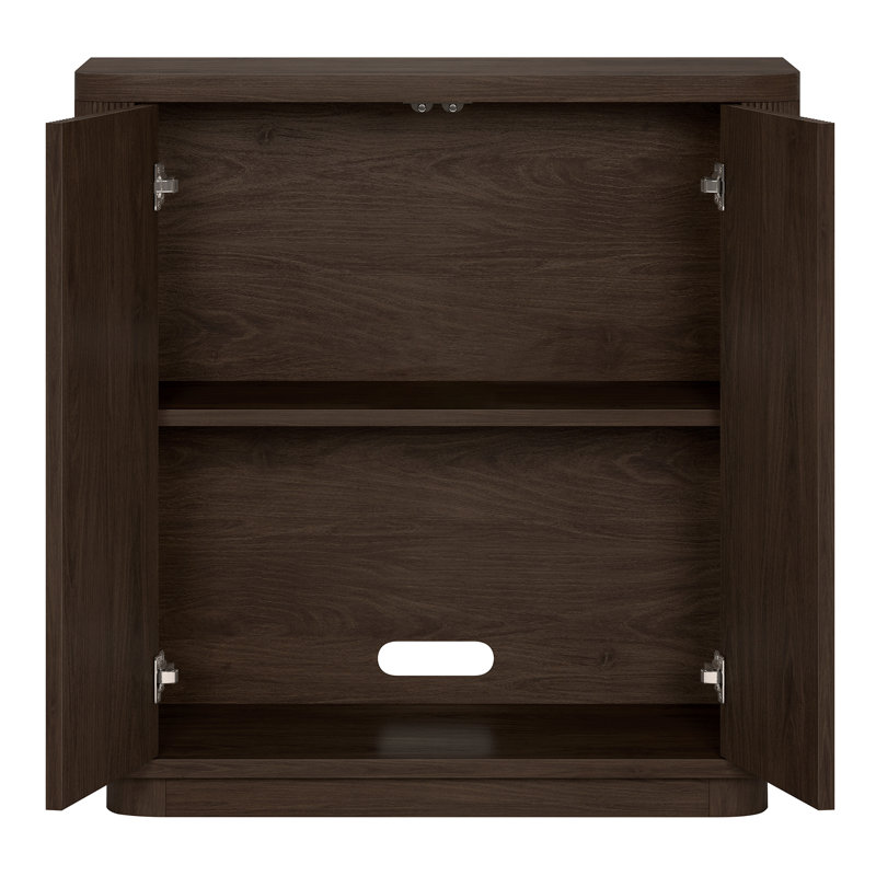 Armoire d'appoint rectangulaire Easton, Brun aulne