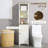 Wooden Freestanding Linen Tower With Door And Shelf Adjustability
