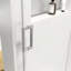Porte de douche coulissante simple sans cadre 68-72 X 76 po avec fermeture en douceur et verre transparent de 3/8 po-111798331