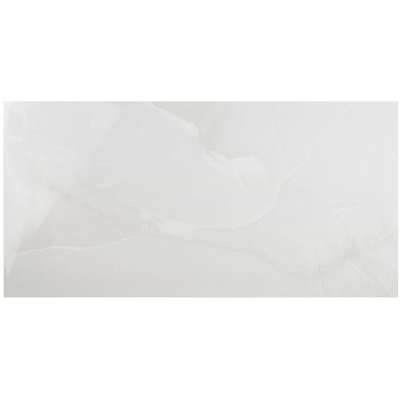 Dreamstone 24X48 Polished Porcelain Tile, Aztec Onyx Bianco Polished