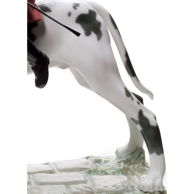 Giddy up Doggy Girl Figurine