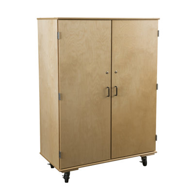 Armoire pour salle de classe 6 compartiments avec roulettes robotics mobile unit