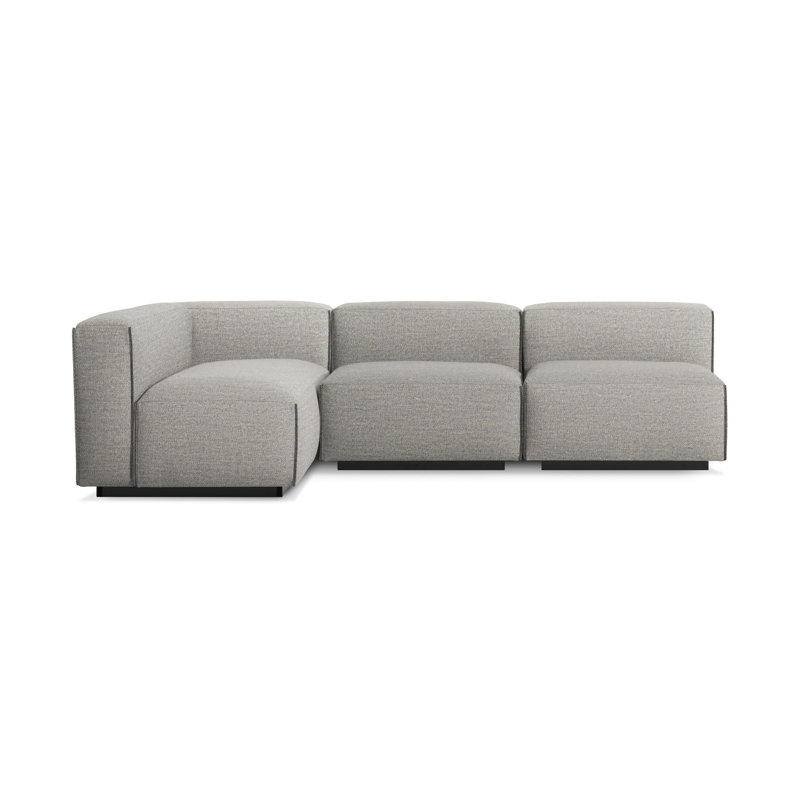 Cleon Modular Sectional, Maharam Meld in Panda, Right Hand Facing