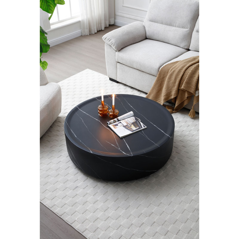 Bea Black Round Coffee Table